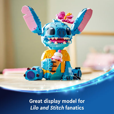 LEGO 43249 Disney Stitch Buildable Toy with Character Figures