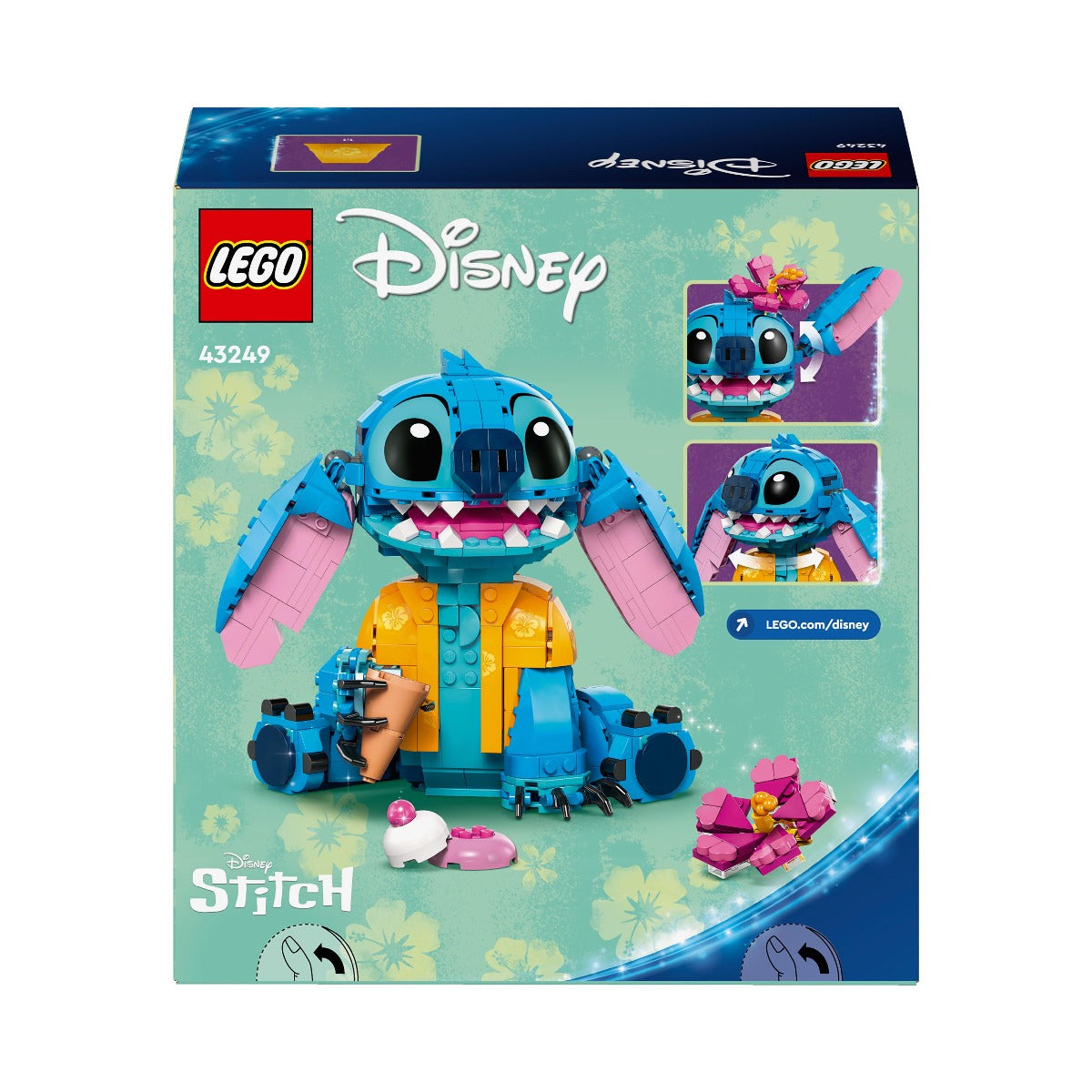 LEGO 43249 Disney Stitch Buildable Toy with Character Figures
