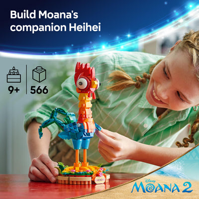 LEGO 43272 Disney Moana 2 Heihei Animal Building Toy Set