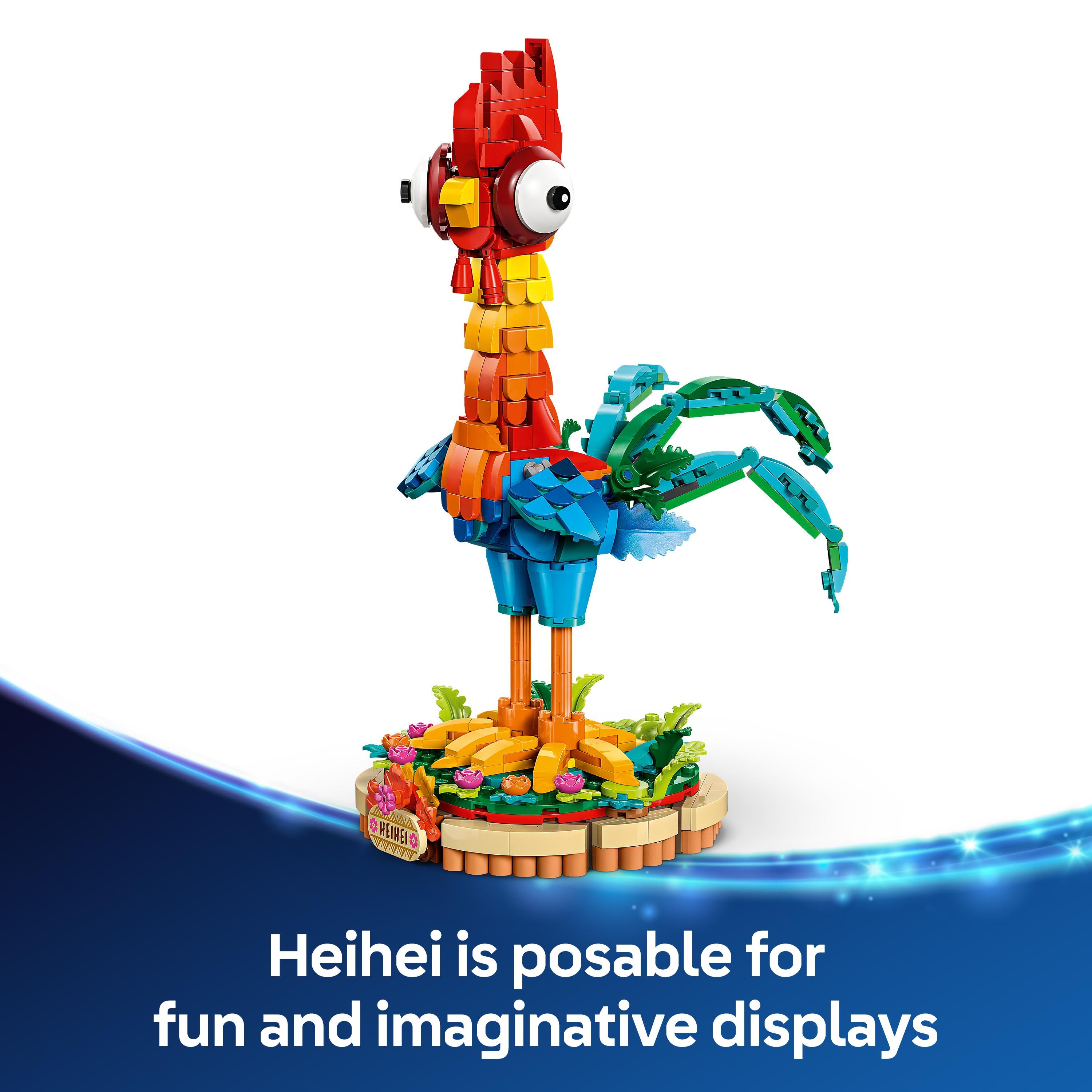 LEGO 43272 Disney Moana 2 Heihei Animal Building Toy Set