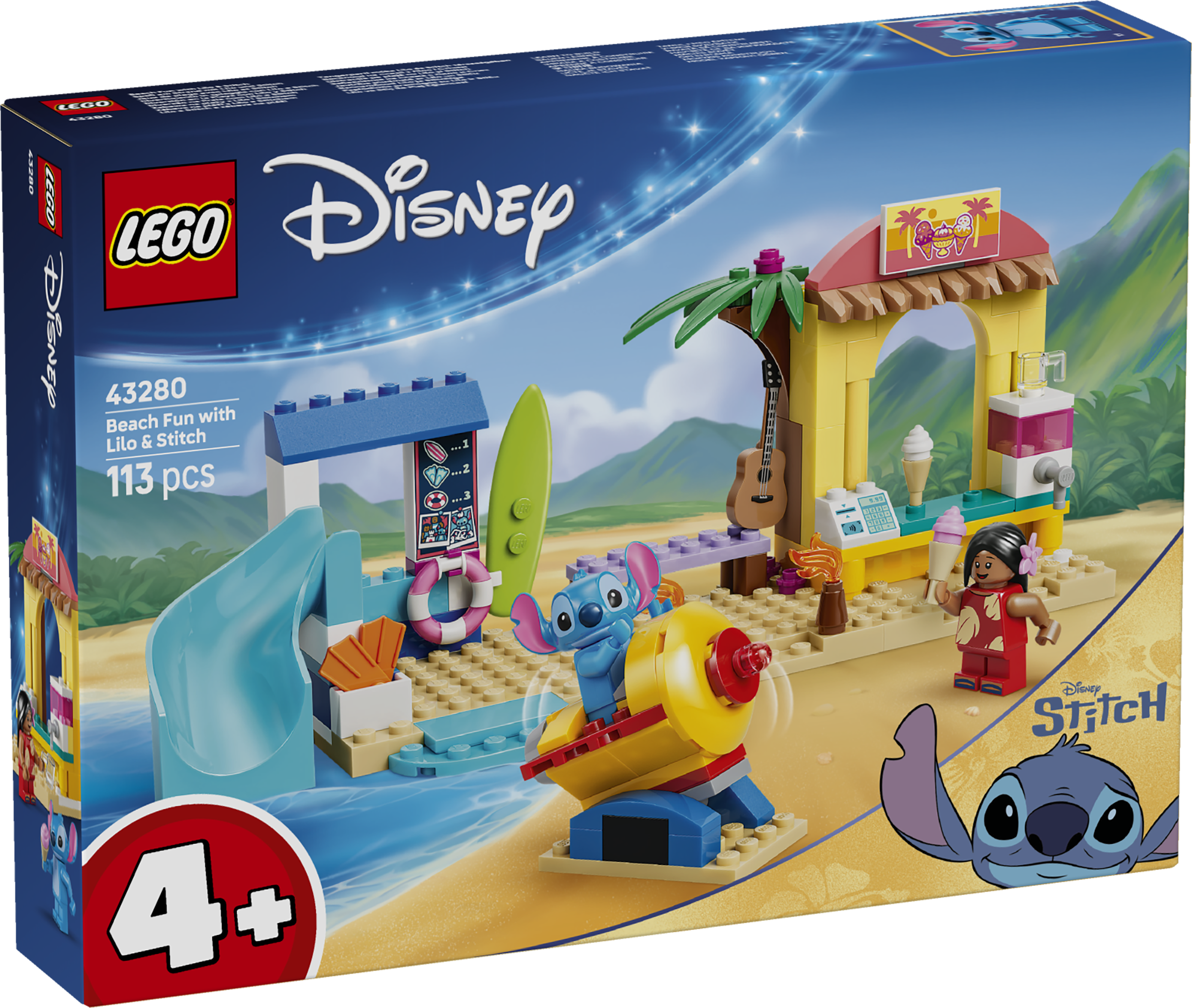 LEGO 43280 Disney Beach Fun with Lilo & Stitch