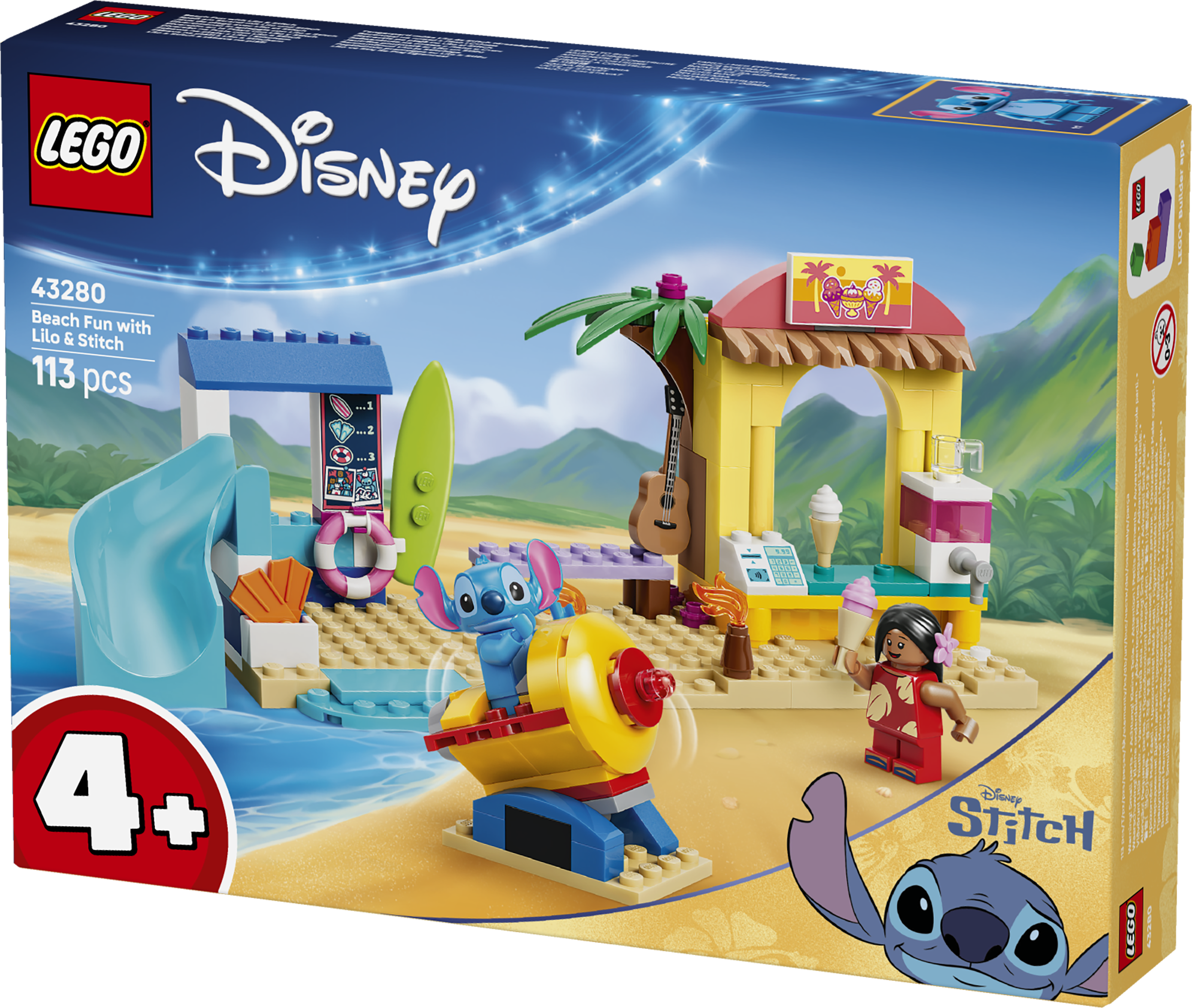 LEGO 43280 Disney Beach Fun with Lilo & Stitch