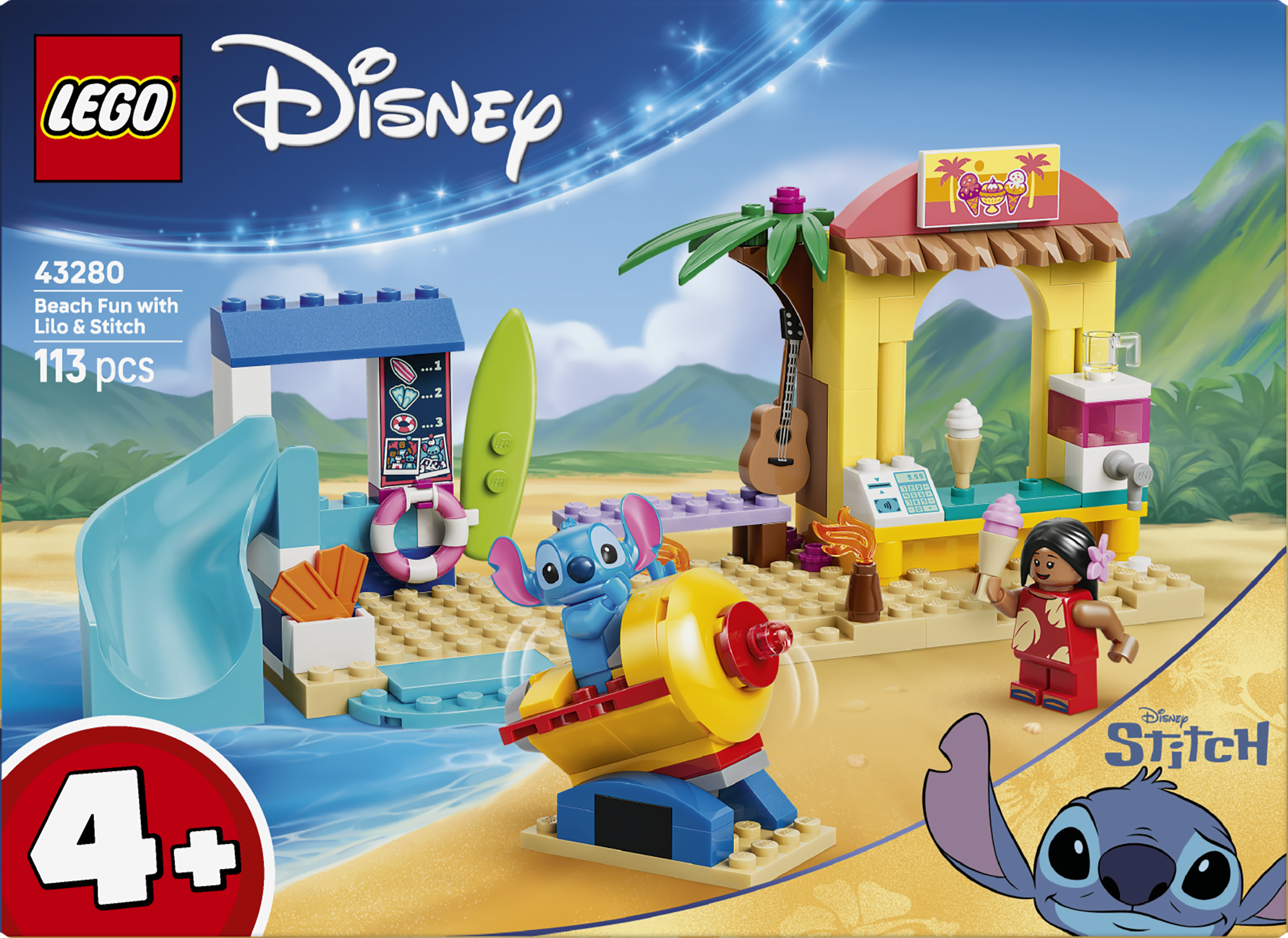 LEGO 43280 Disney Beach Fun with Lilo & Stitch