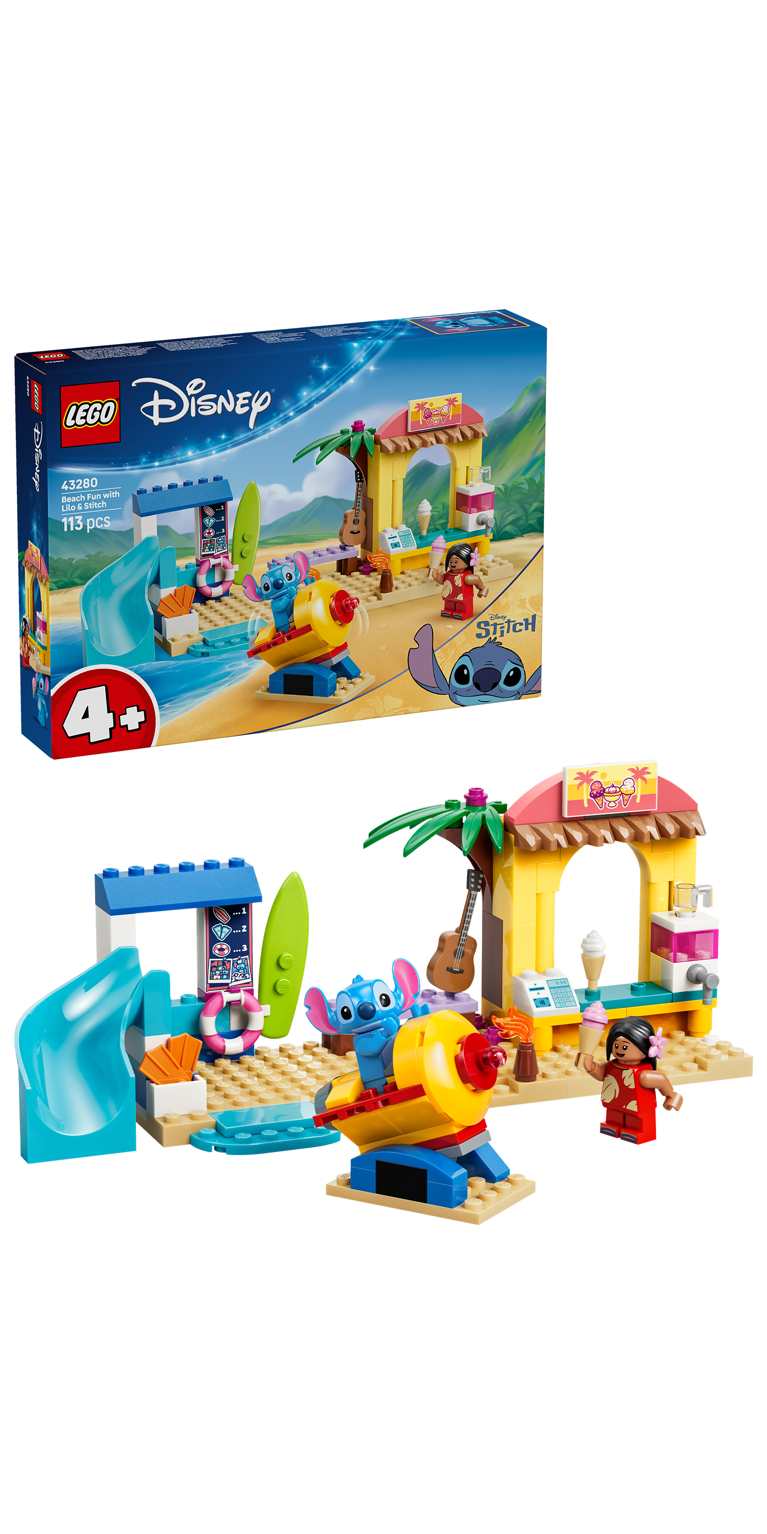 LEGO 43280 Disney Beach Fun with Lilo & Stitch