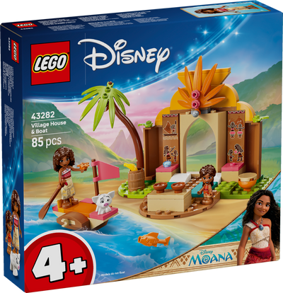 LEGO 43282Disney Moana Village House & Boat Building Toy