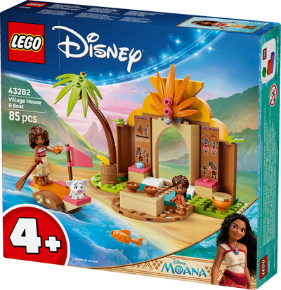 LEGO 43282Disney Moana Village House & Boat Building Toy