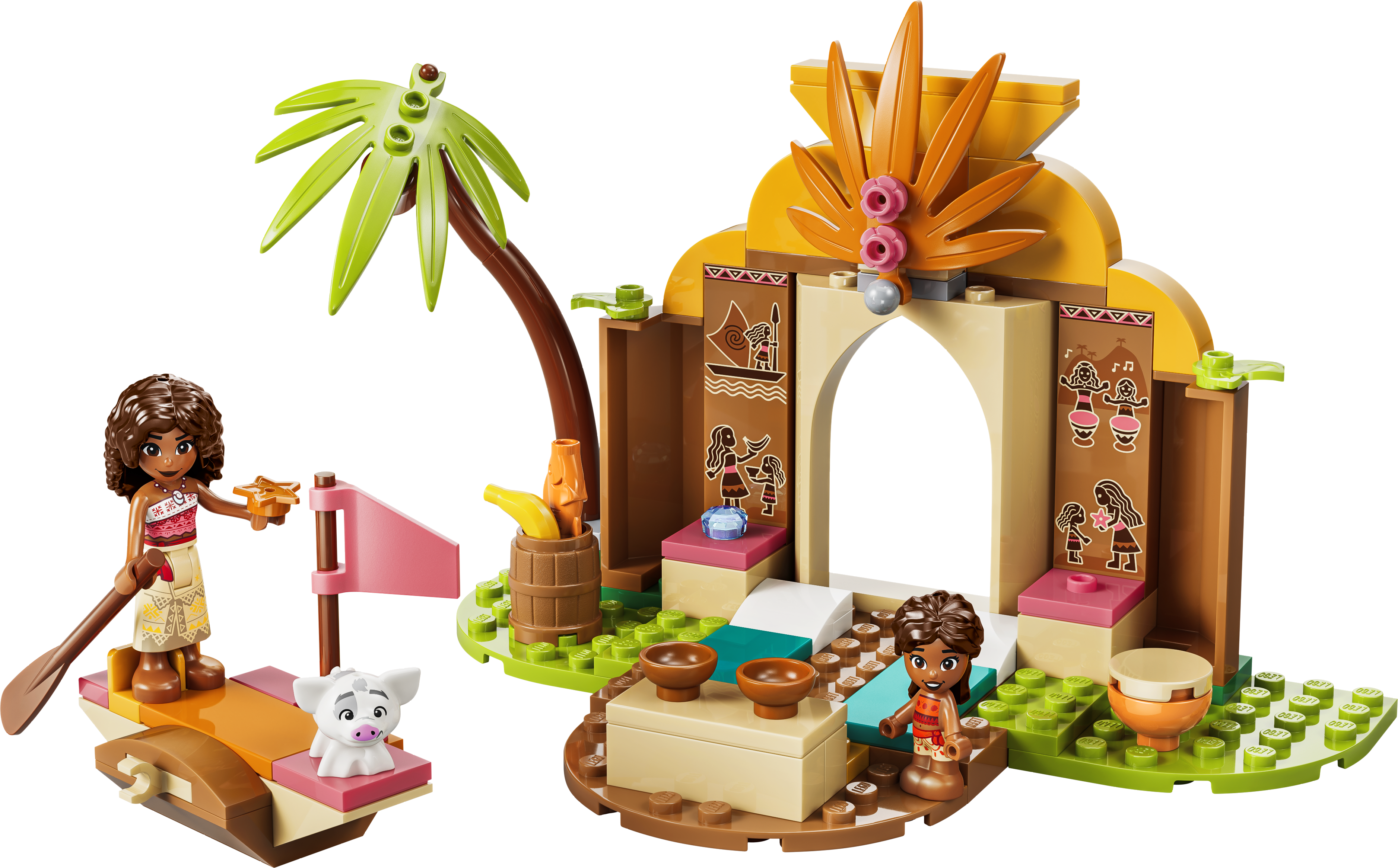 LEGO 43282Disney Moana Village House & Boat Building Toy