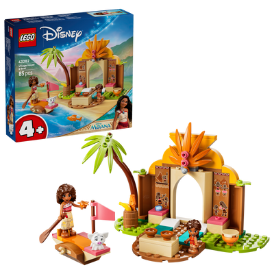 LEGO 43282Disney Moana Village House & Boat Building Toy