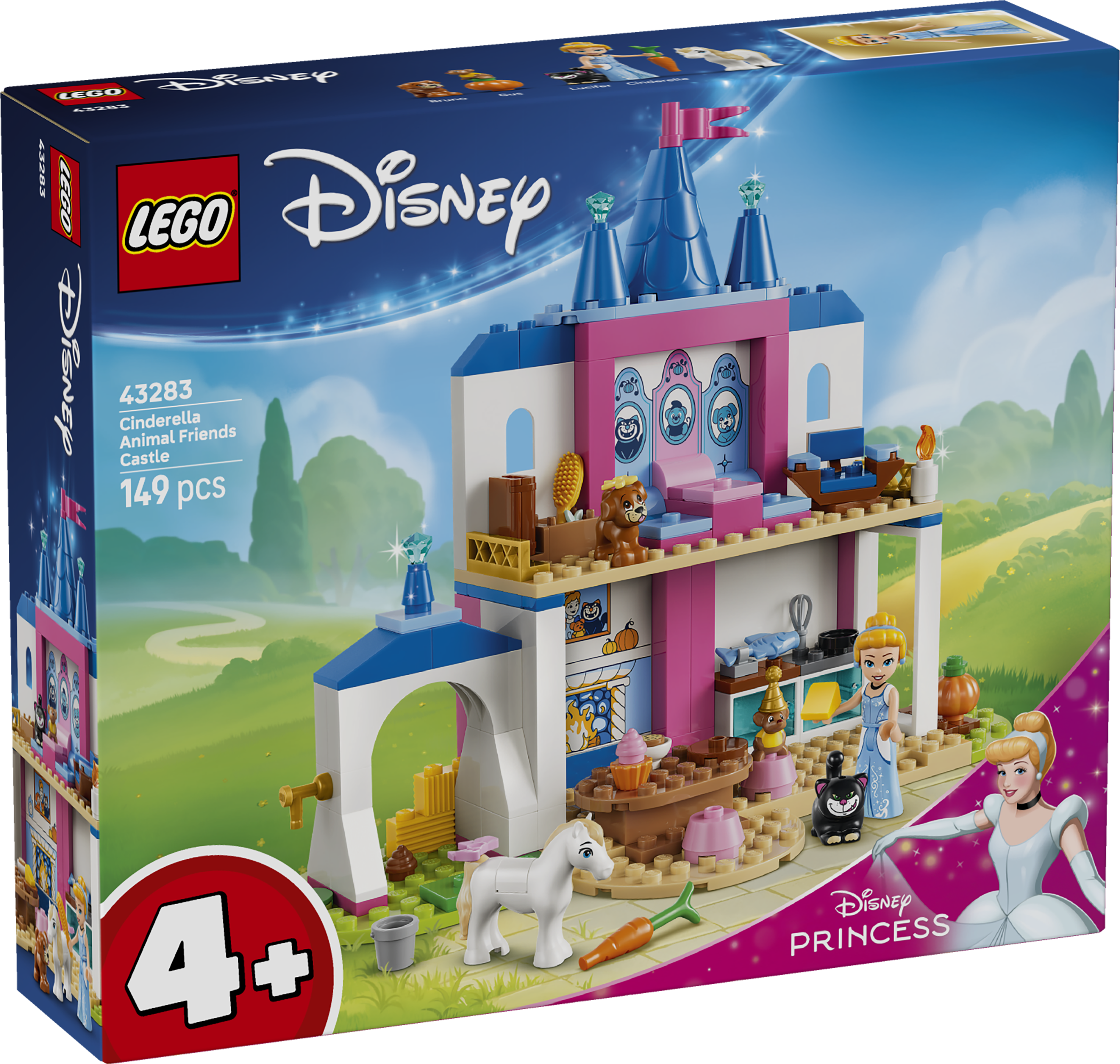 LEGO 43283Disney Princess Cinderella Animal Friends Castle