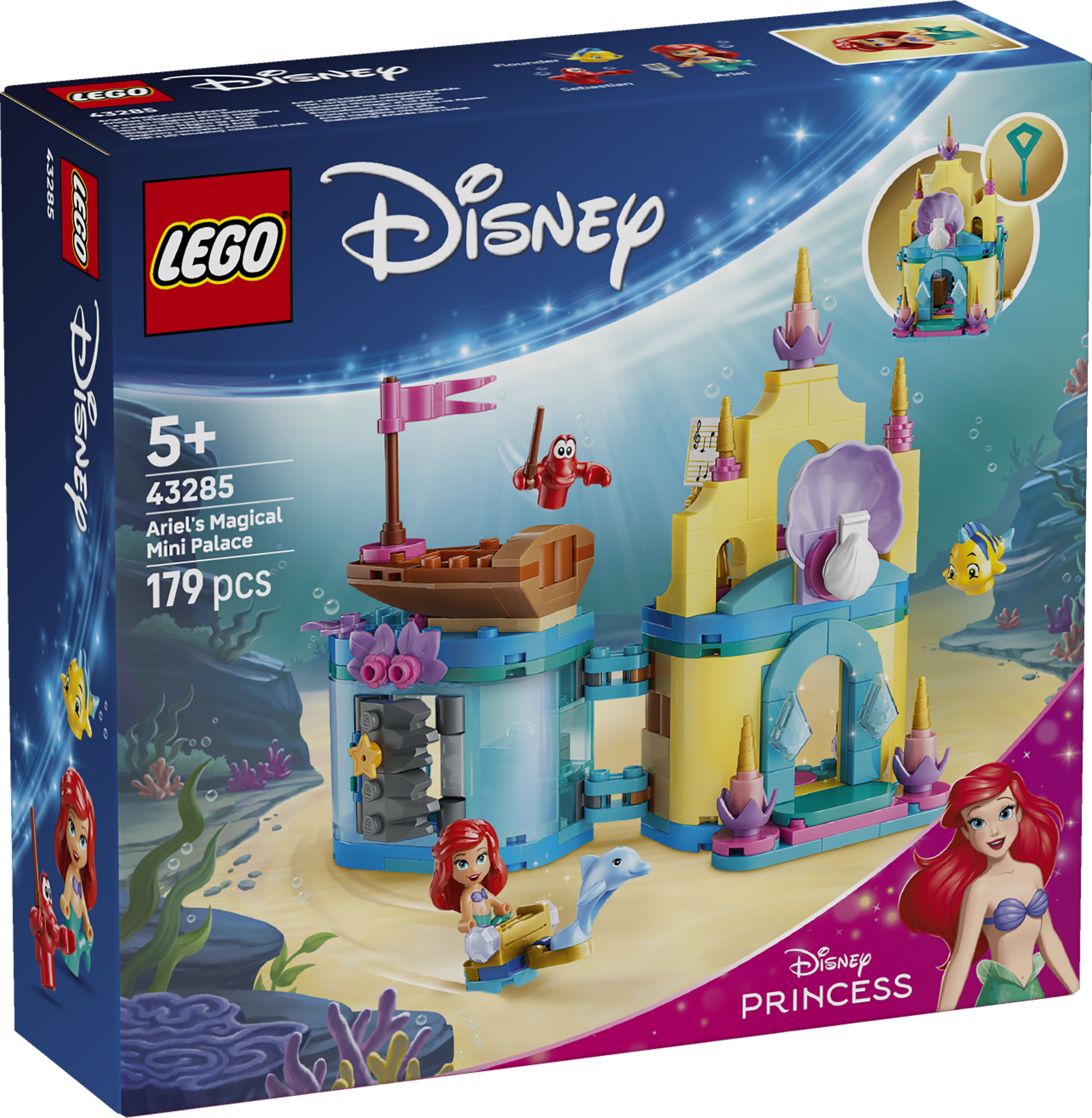 LEGO 43285 Disney Princess Ariel's Magical Mini Palace