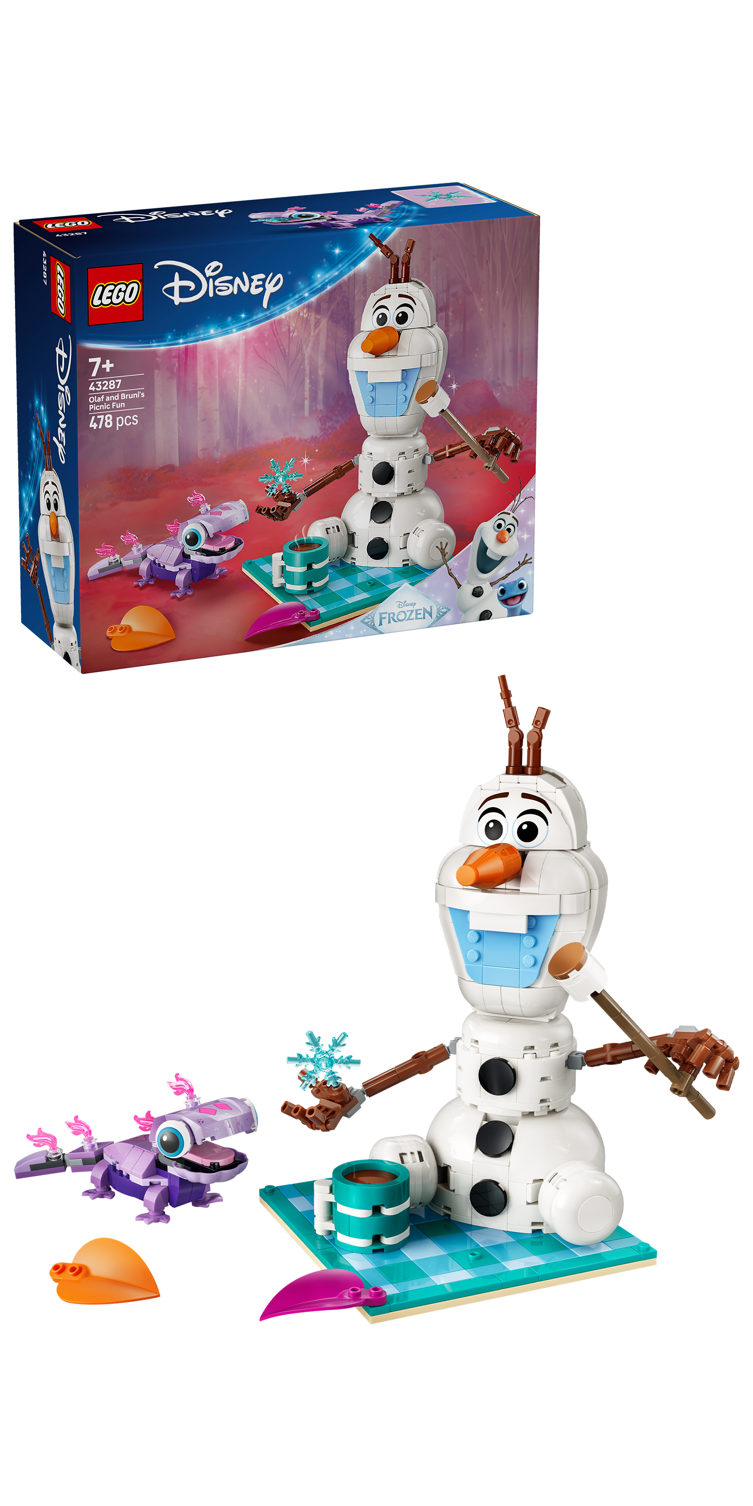 LEGO 43287 Disney Olaf and Bruni's Picnic Fun