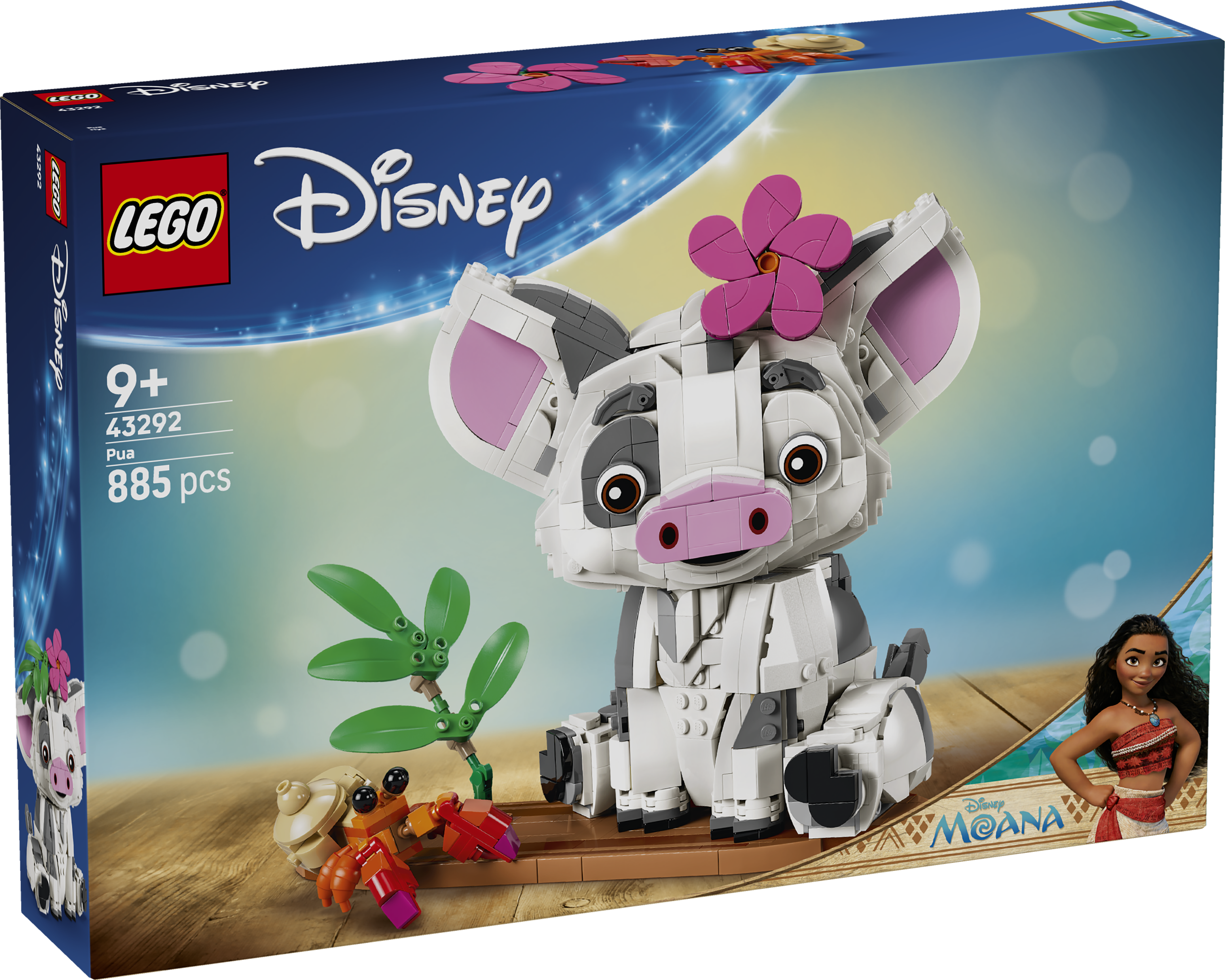 LEGO 43292  Disney Moana Pua Building Toy Pig Decoration