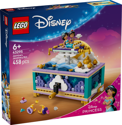 LEGO 43295 Disney Princess Jasmine’s Jewelry Box Building Toy