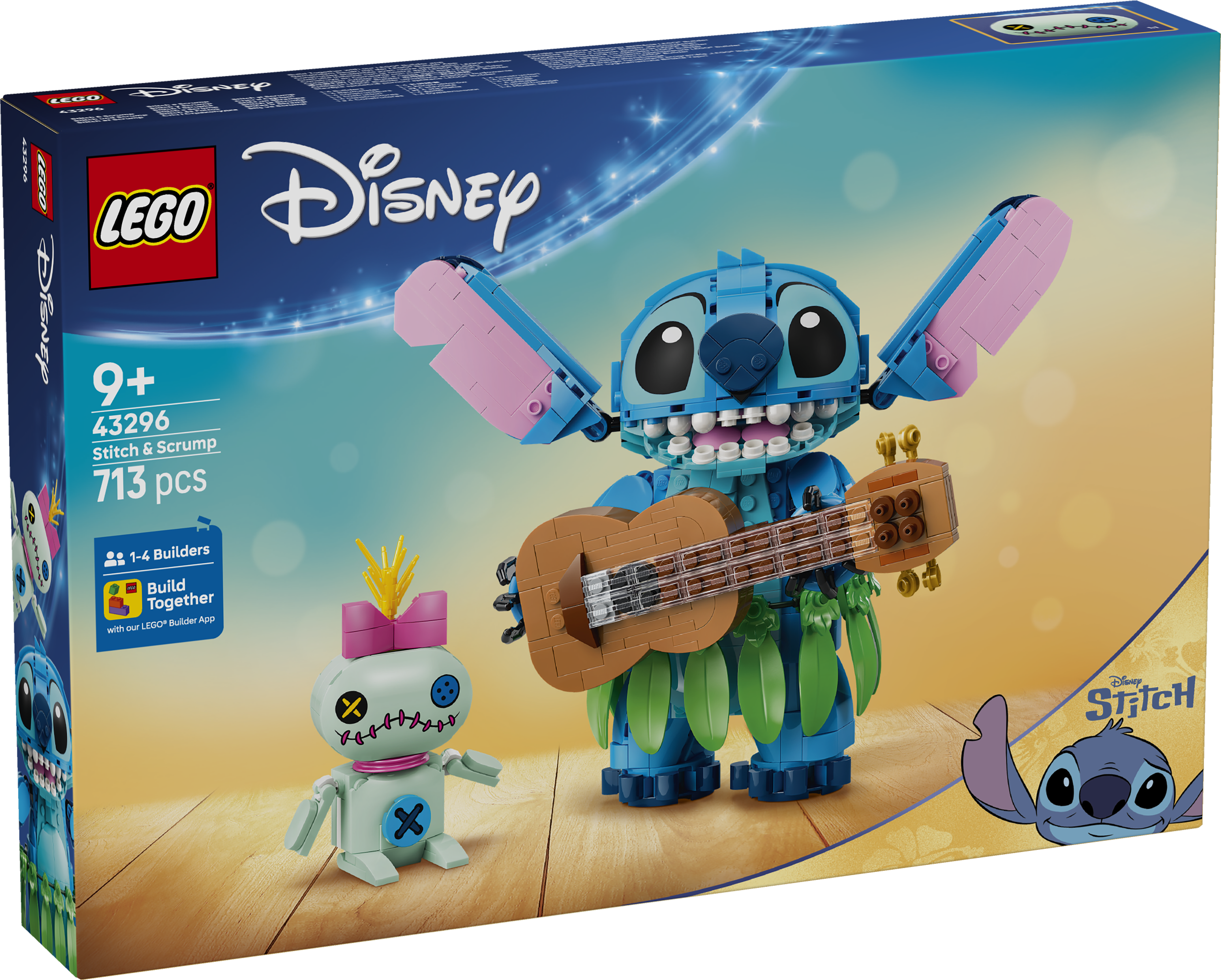 LEGO 43296  Disney Stitch & Scrump Building Set