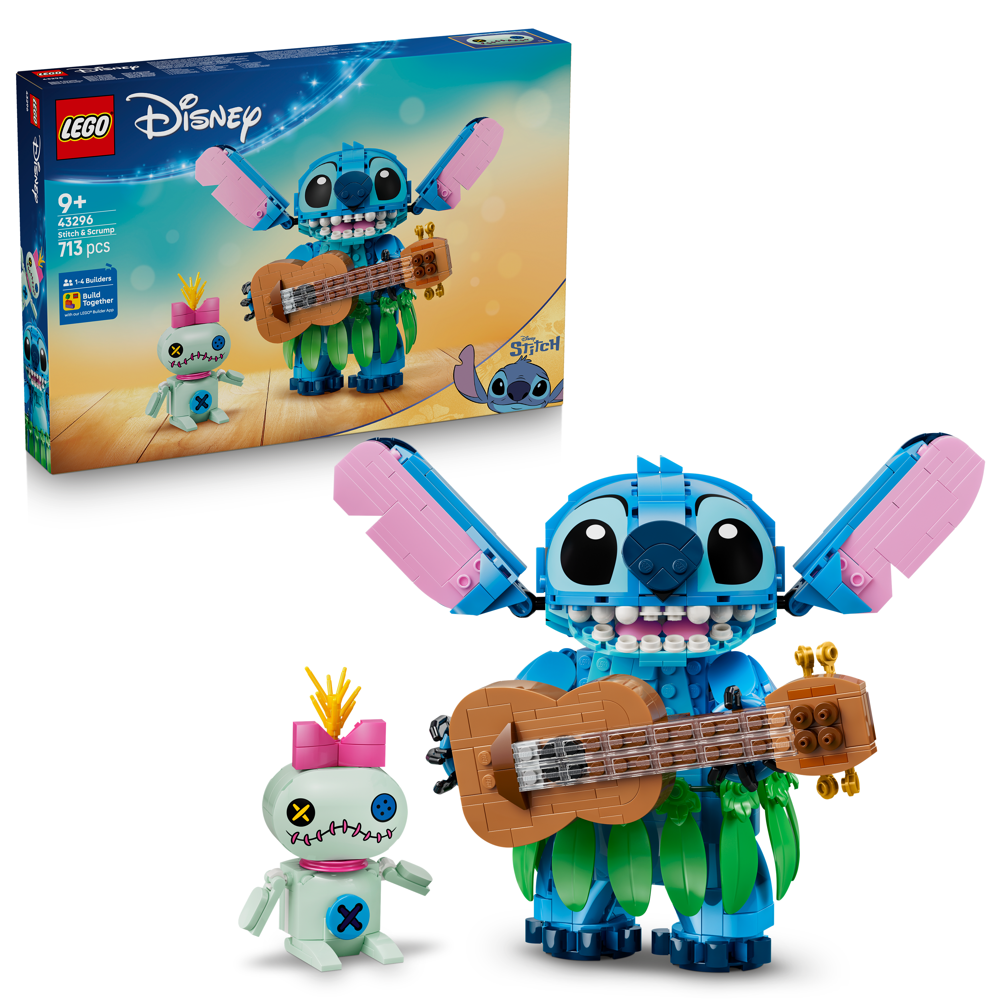 LEGO 43296  Disney Stitch & Scrump Building Set