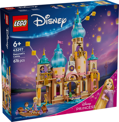 LEGO 43297 Disney Princess Rapunzel’s Castle Building Set