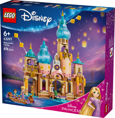 LEGO 43297 Disney Princess Rapunzel’s Castle Building Set