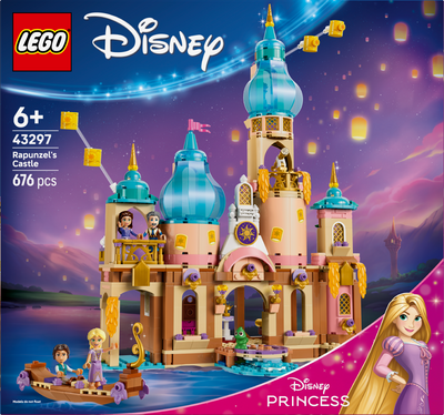 LEGO 43297 Disney Princess Rapunzel’s Castle Building Set