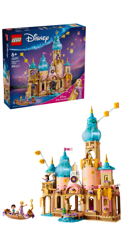 LEGO 43297 Disney Princess Rapunzel’s Castle Building Set
