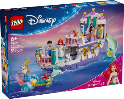 LEGO 43299Disney Princess Ariel’s Royal Wedding Boat