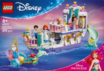 LEGO 43299Disney Princess Ariel’s Royal Wedding Boat