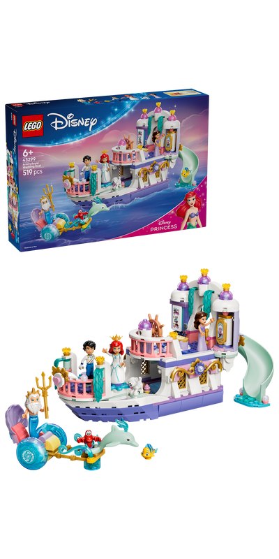 LEGO 43299Disney Princess Ariel’s Royal Wedding Boat