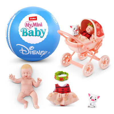 My Mini Baby Disney capsule with Moana-style baby, pink pram and accessories
