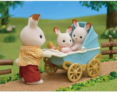 Sylvanian Families 5432 Chocolate Rabbit Twins Set