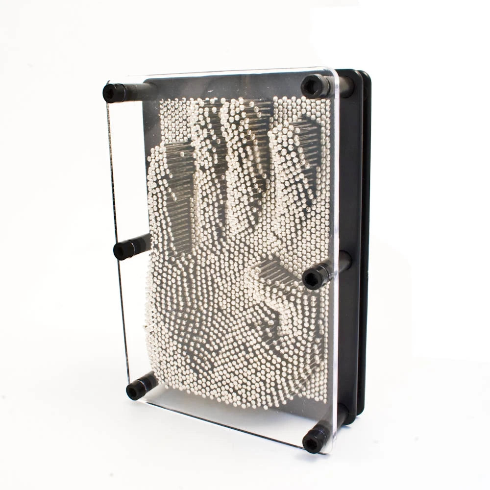 Silver 3D Sculpture Pin Art