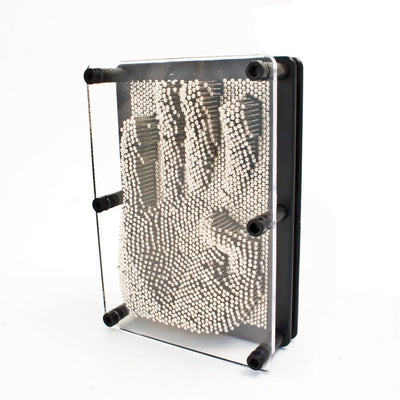 Silver 3D Sculpture Pin Art