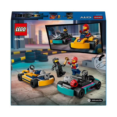 LEGO 60400 City Go-Karts and Race Drivers Vehicle Toys Set