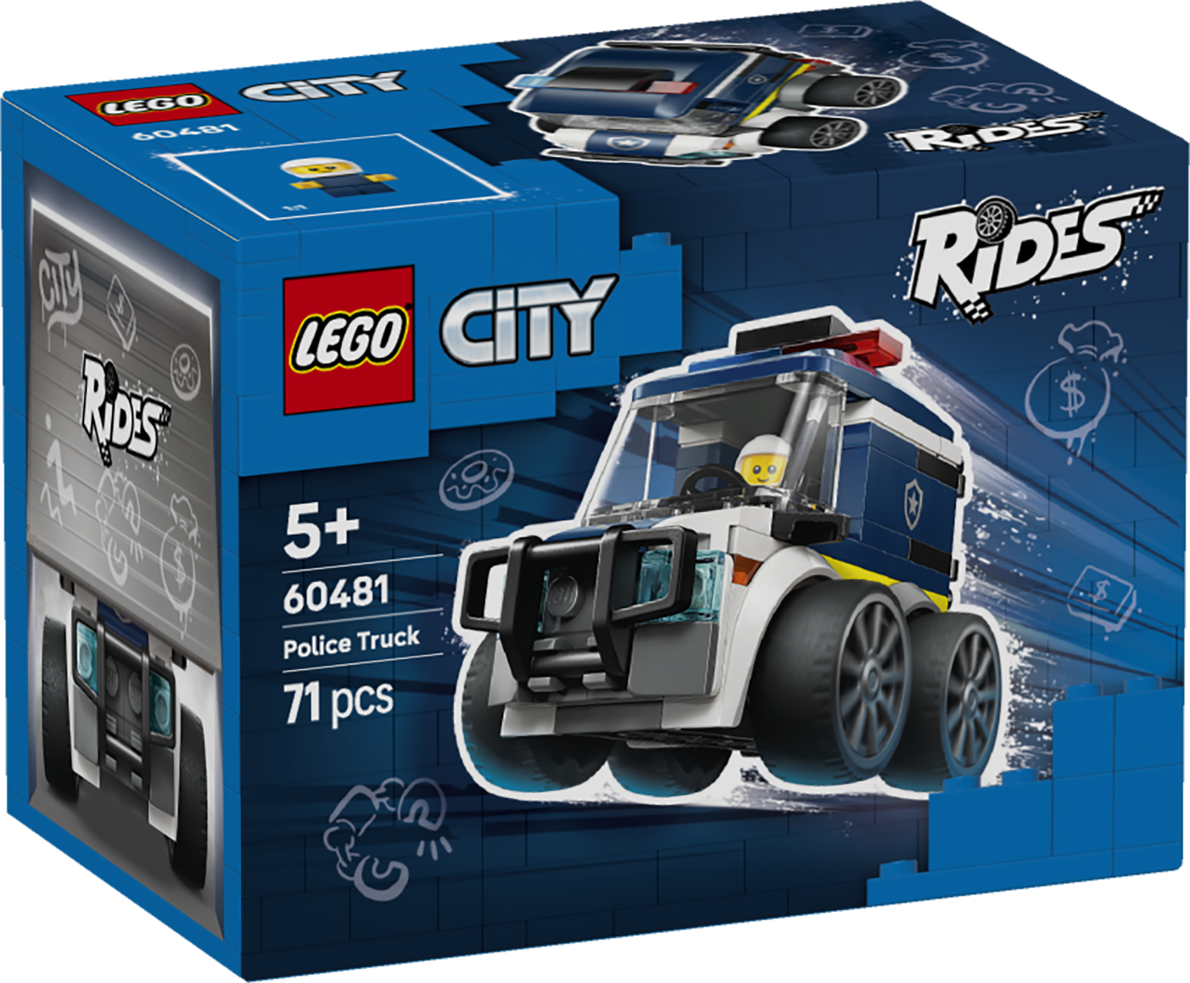 LEGO 60481 City Rides Police Truck