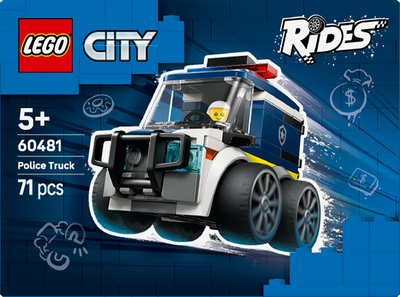 LEGO 60481 City Rides Police Truck
