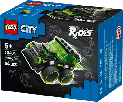 LEGO 60484 City Rides Gaming Race Car