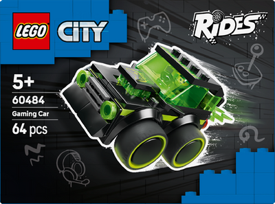 LEGO 60484 City Rides Gaming Race Car