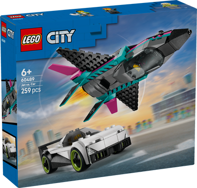 LEGO 60489 City Jet vs. Car