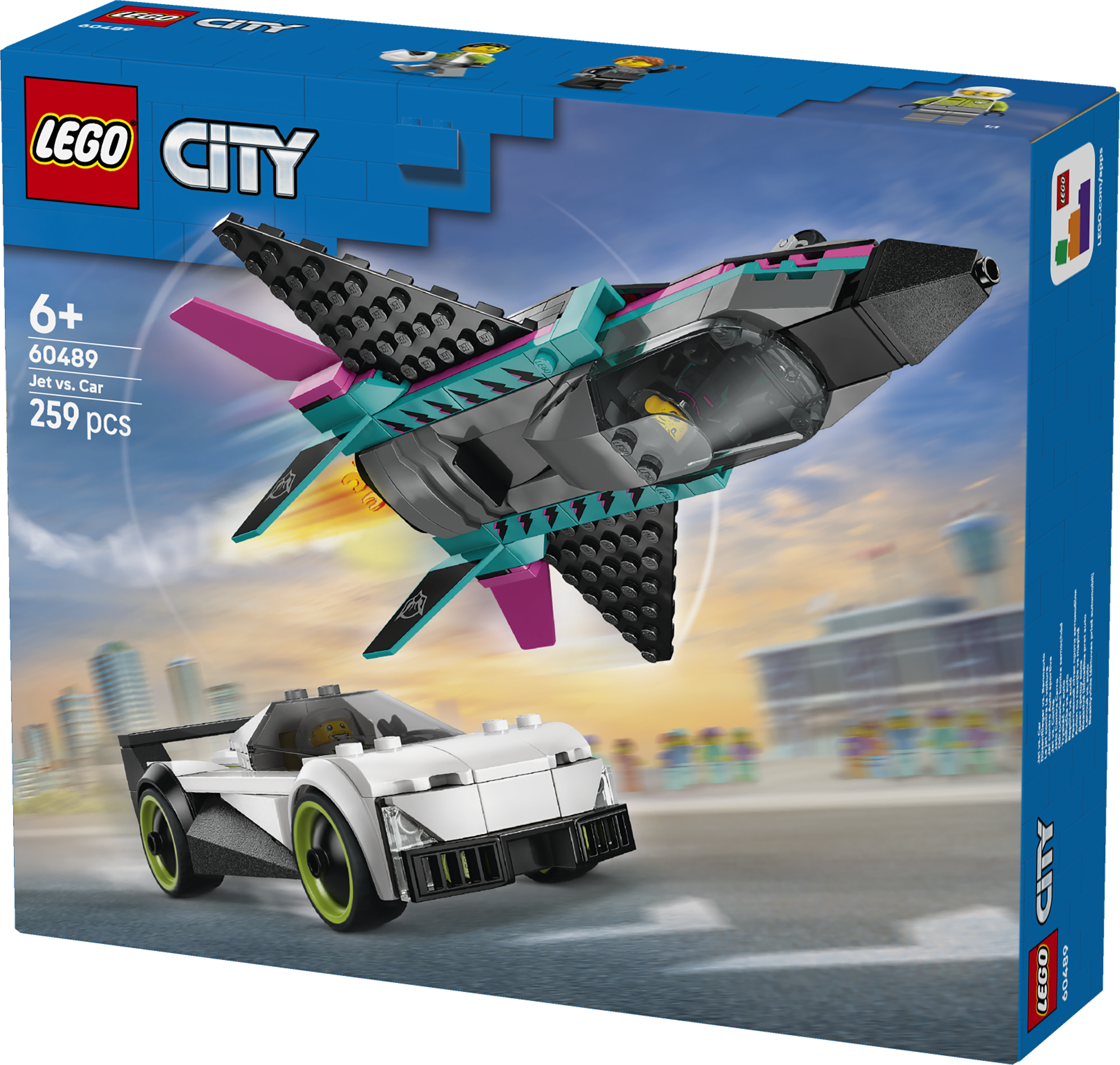 LEGO 60489 City Jet vs. Car