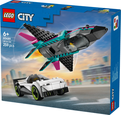 LEGO 60489 City Jet vs. Car
