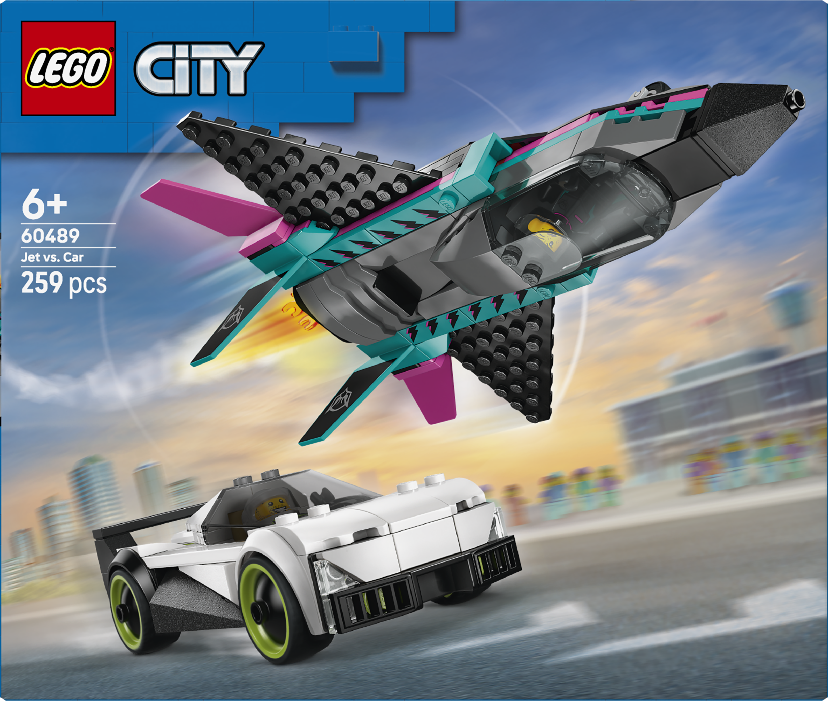LEGO 60489 City Jet vs. Car