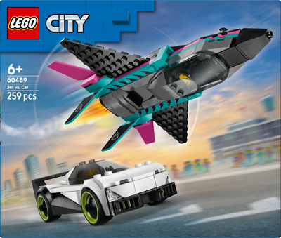 LEGO 60489 City Jet vs. Car