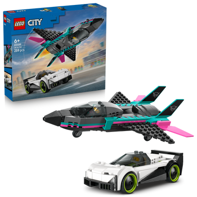 LEGO 60489 City Jet vs. Car
