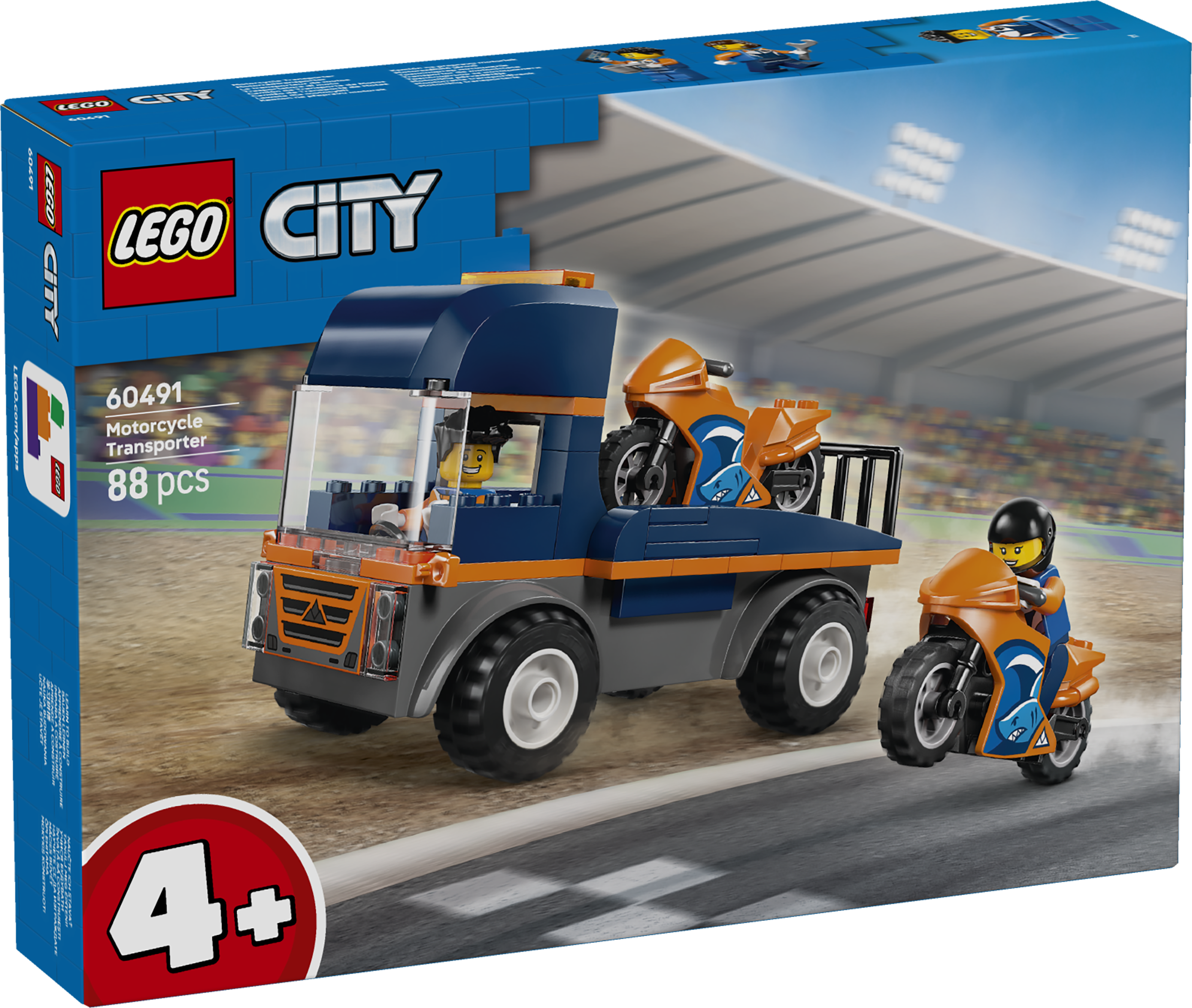 LEGO 60491 City Motorcycle Transporter