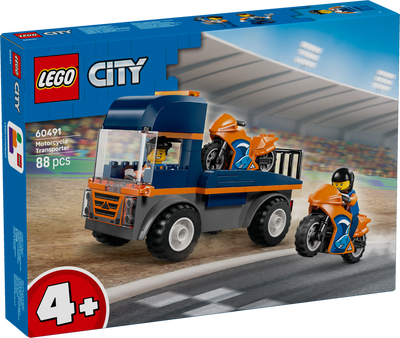 LEGO 60491 City Motorcycle Transporter
