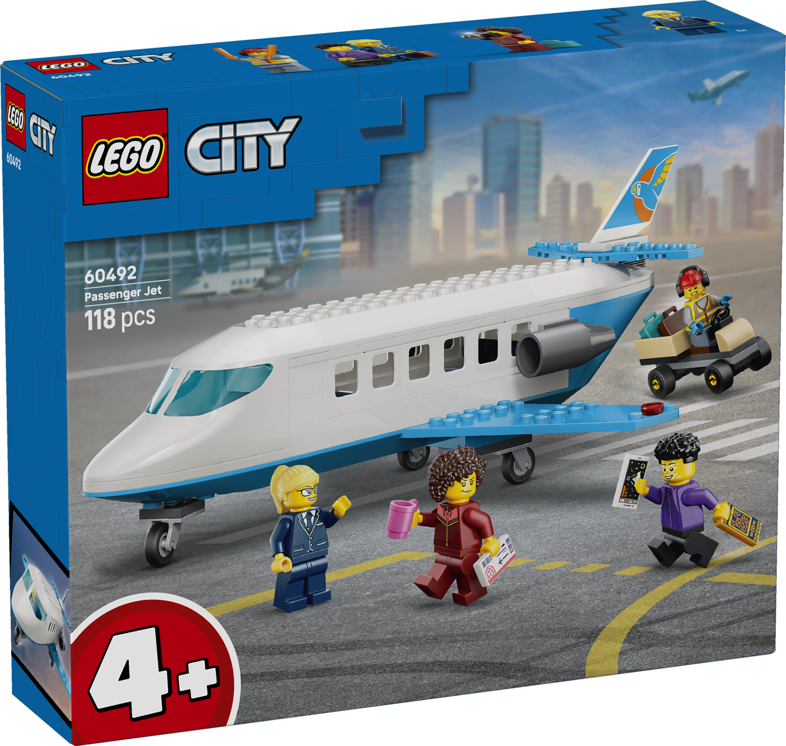 LEGO 60492 City Passenger Jet - Airplane Toy Building Set