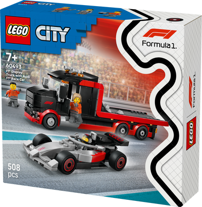 LEGO 60493 F1 Display Truck with Audi F1 Race Car