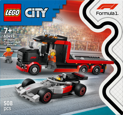 LEGO 60493 F1 Display Truck with Audi F1 Race Car