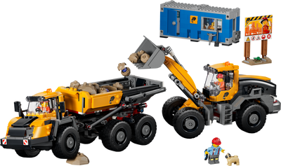 LEGO 60494 City Dump Truck & Front End Loader - Construction Toy
