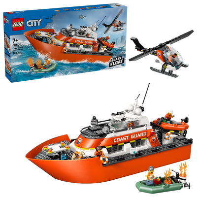 LEGO 60504 City Coast Guard Rescue Boat & Helicopter