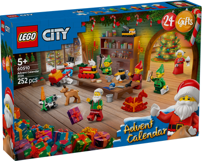 LEGO 60510 City Advent Calendar 2026 Santa’s Workshop Toy