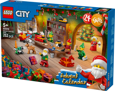 LEGO 60510 City Advent Calendar 2026 Santa’s Workshop Toy